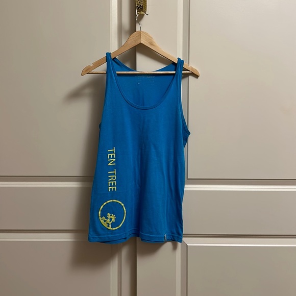 Ten Tree Tank Blue Size Large - Picture 1 of 3